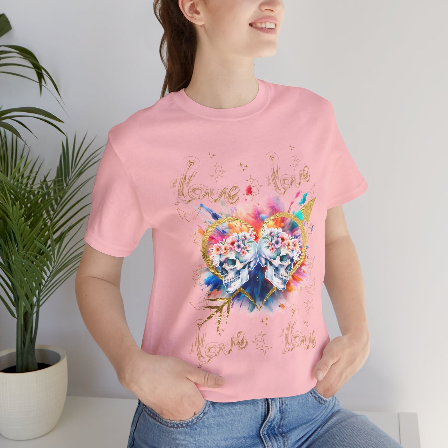 Love is Golden - Unisex Jersey Short Sleeve Tee