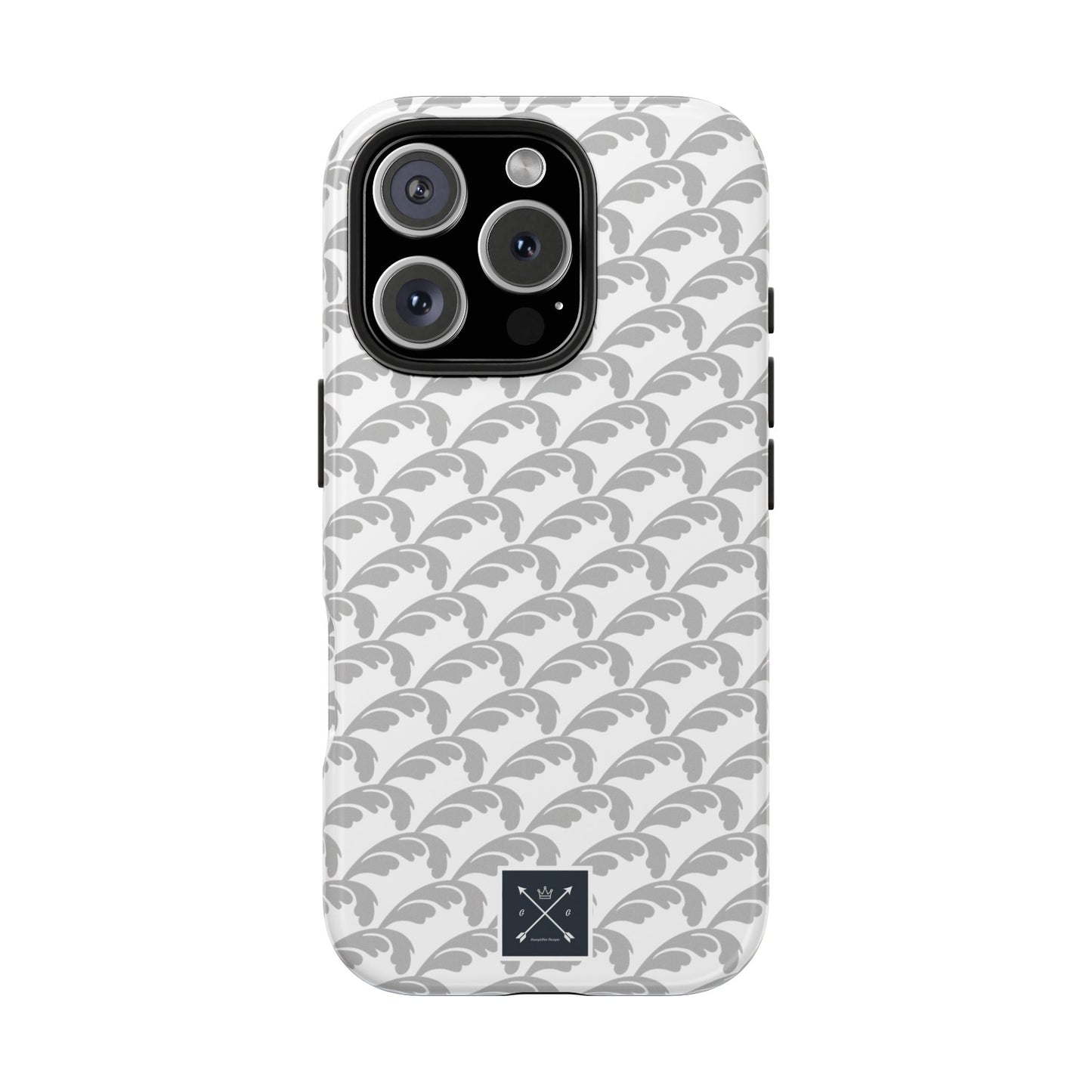 Beautiful Beloved Flourish (white/silver) - Tough Phone Cases