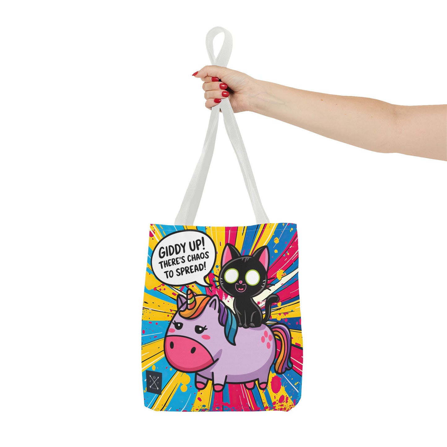 Giddy Up There's Chaos To Spread- Tote Bag