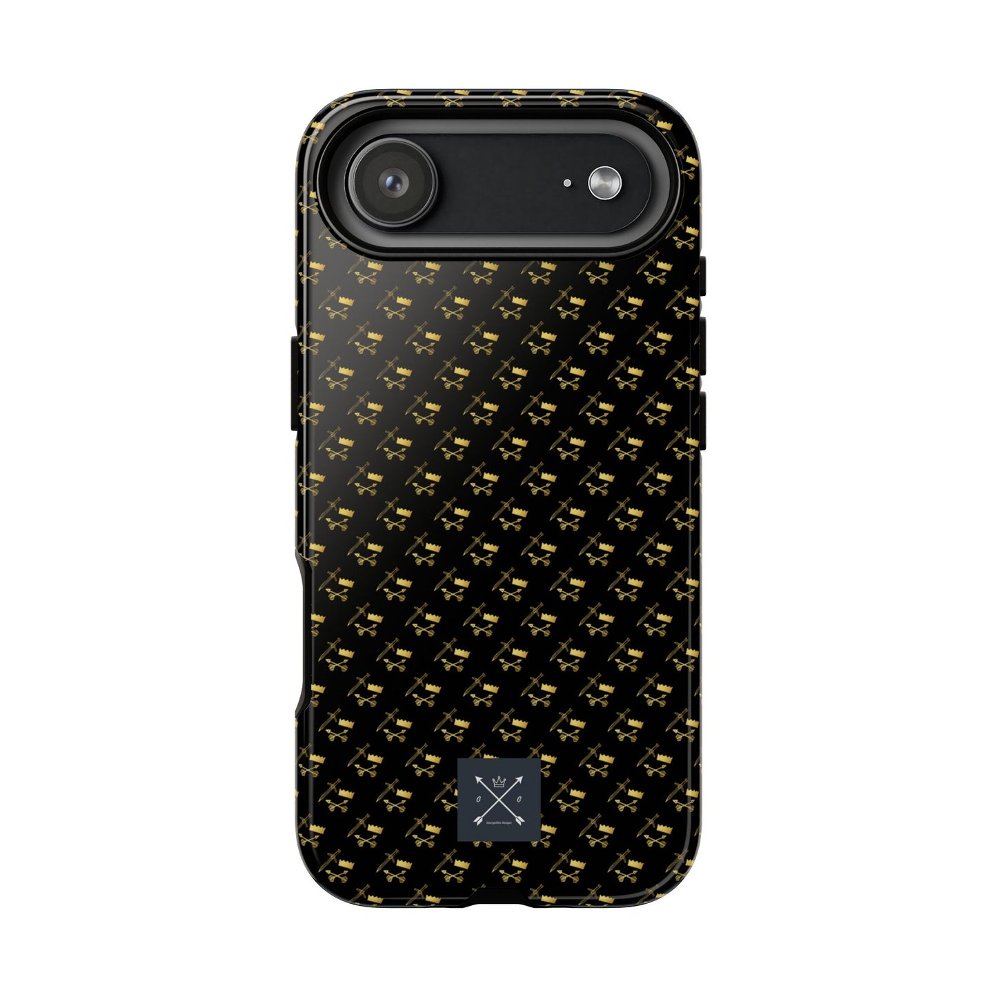 Gold and Bold Warrior Pattern - Tough Phone Cases