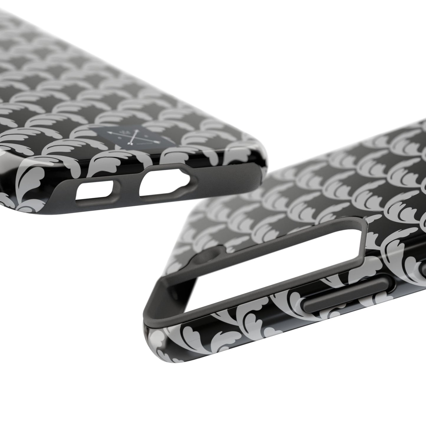 Beautiful Beloved One Flourish (silver/black) - Tough Phone Cases
