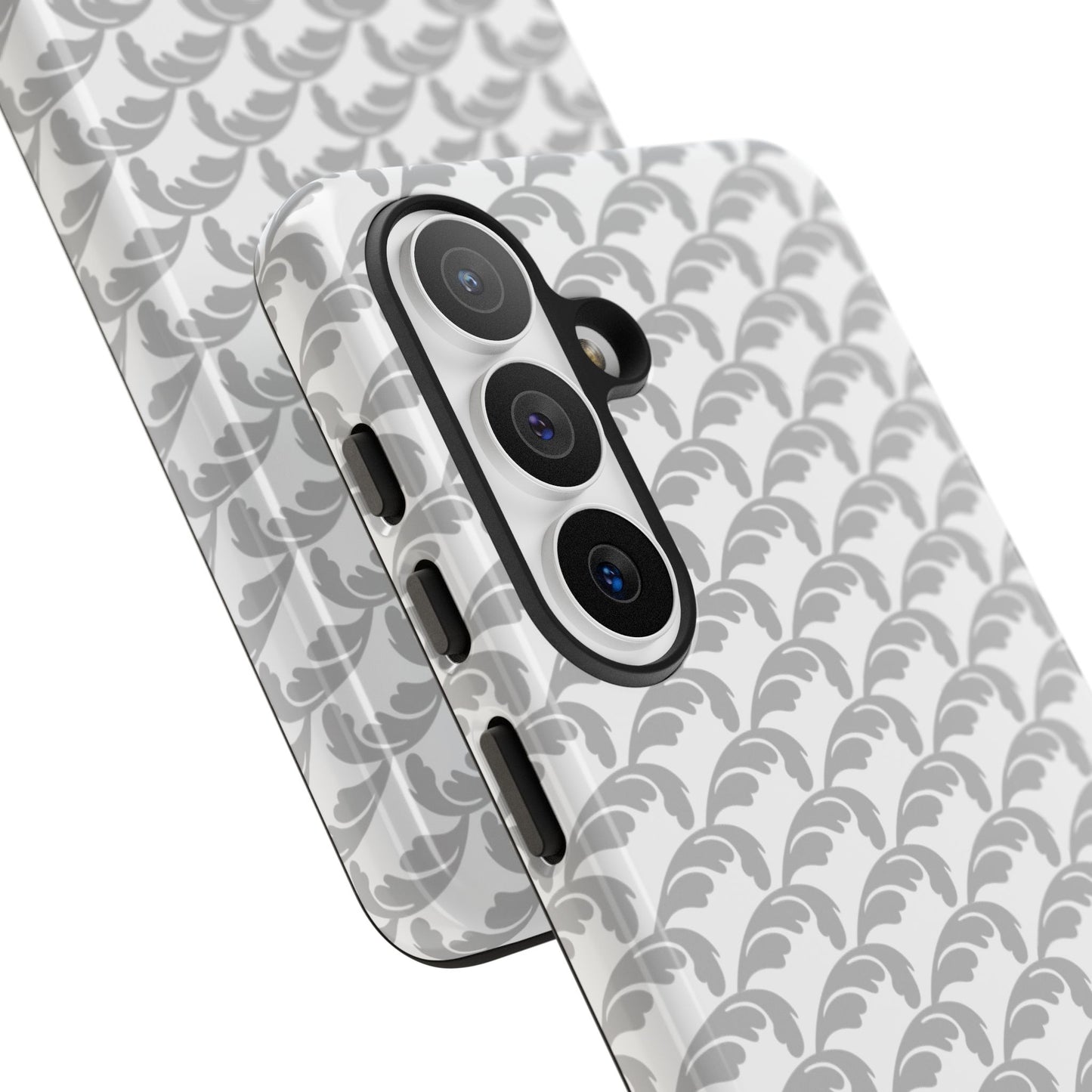 Beautiful Beloved Flourish (silver/white) - Tough Phone Cases