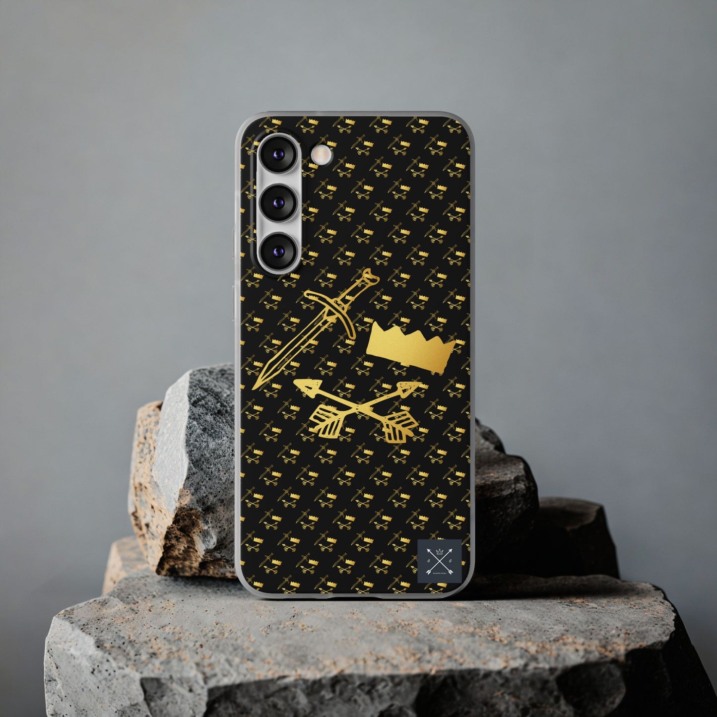 Gold and Bold Warrior - Flexi  Phone Cases