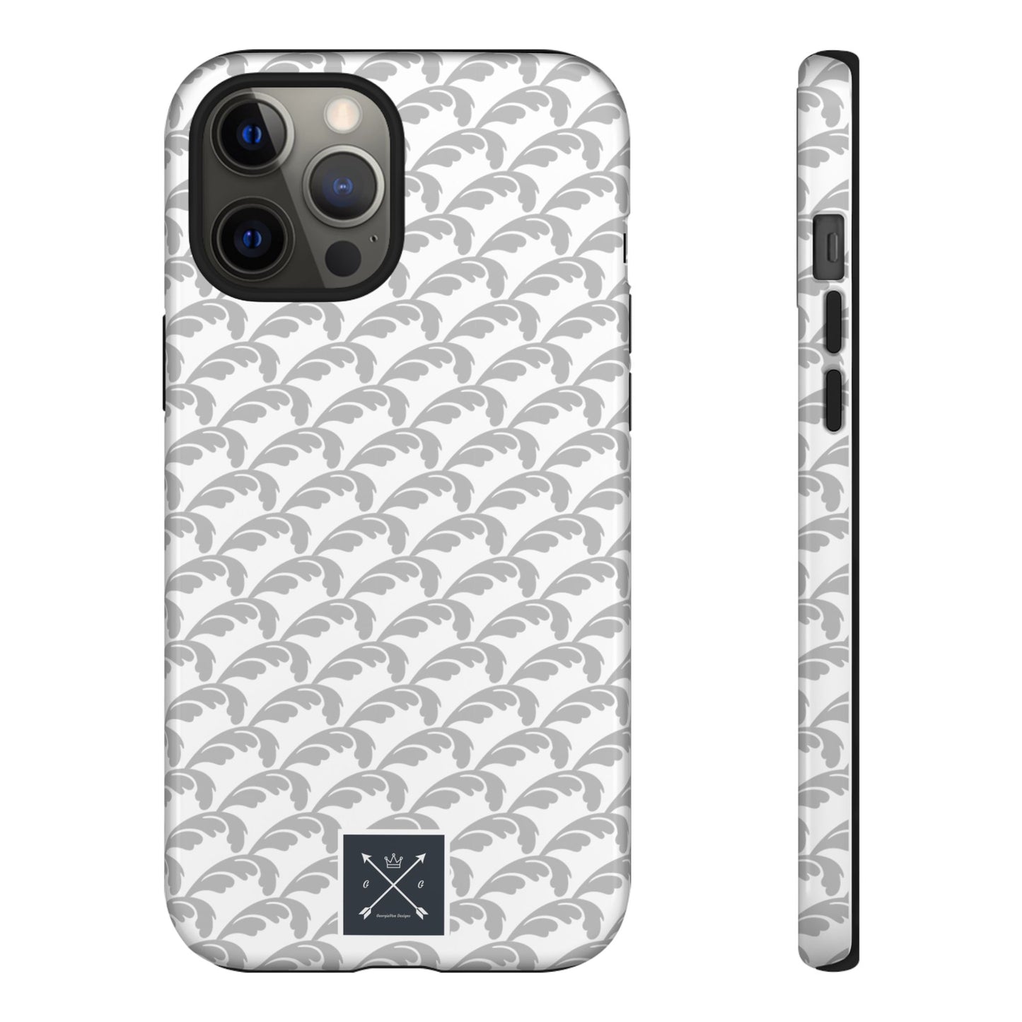 Beautiful Beloved Flourish (silver/white) - Tough Phone Cases