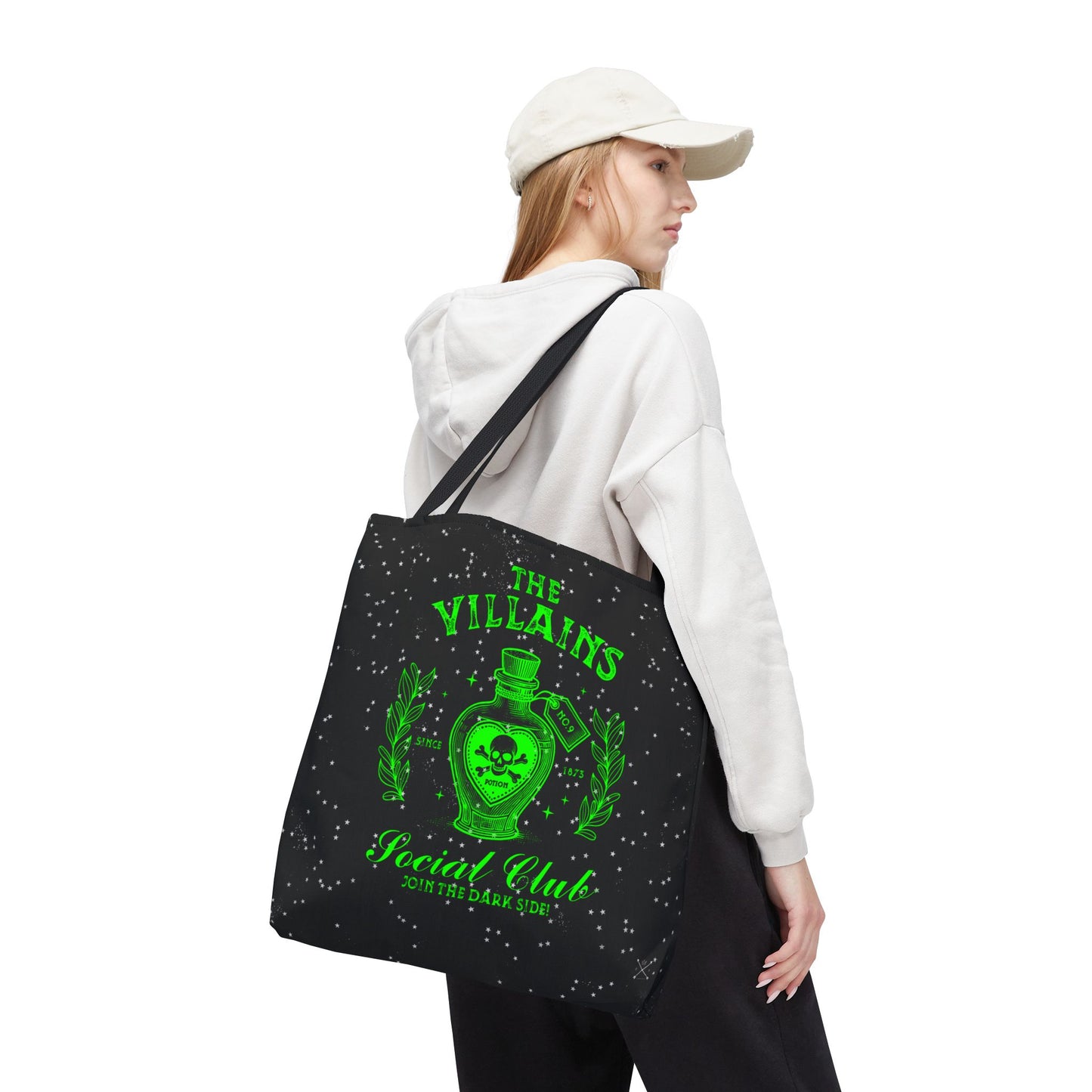 The Villains Social Club (Green) - Tote Bag (AOP)