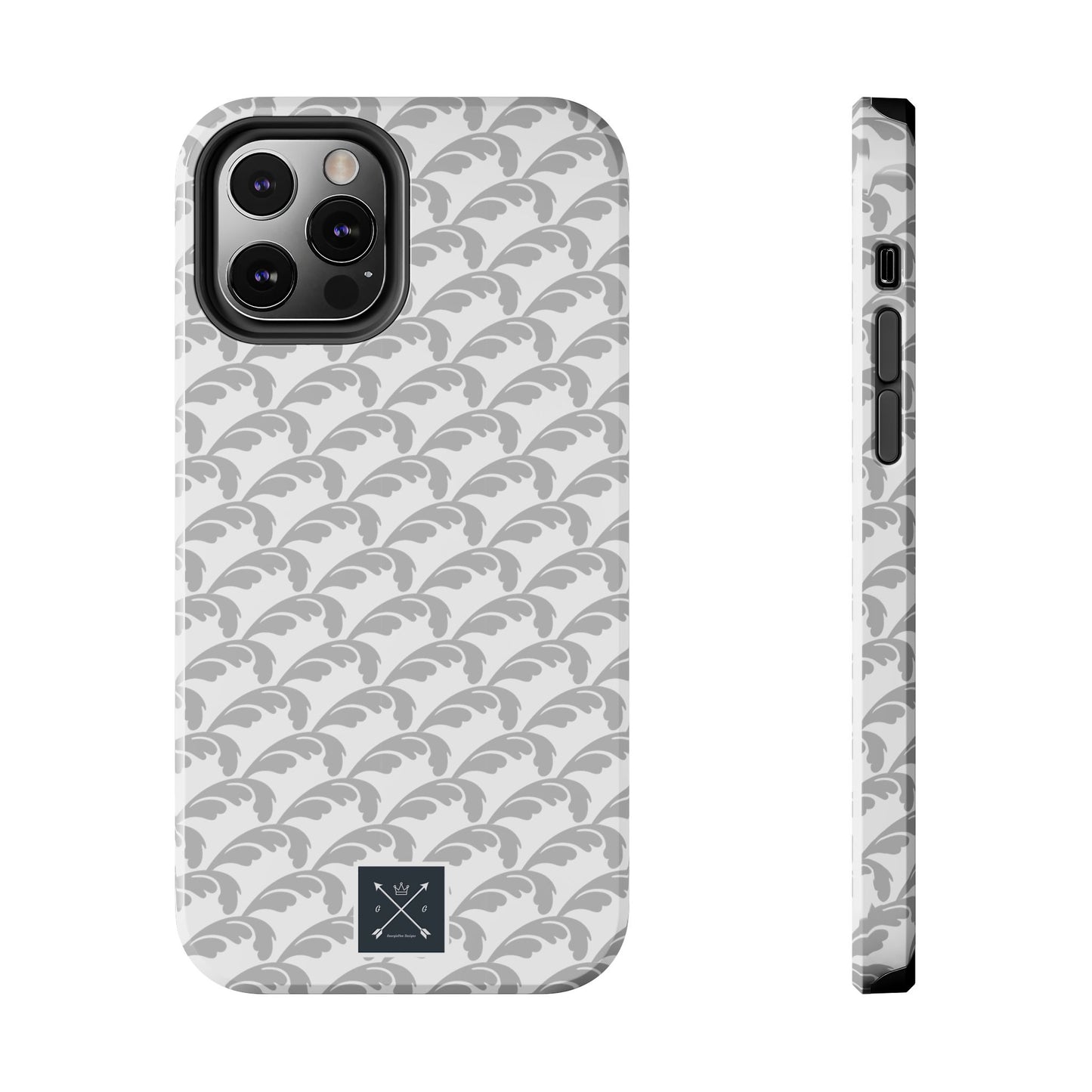 Beautiful Beloved Flourish (white/silver) - Tough Phone Cases