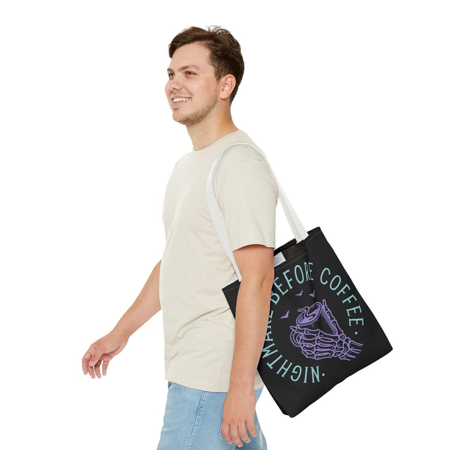 Nightmare Before Coffee - Tote Bag (AOP)