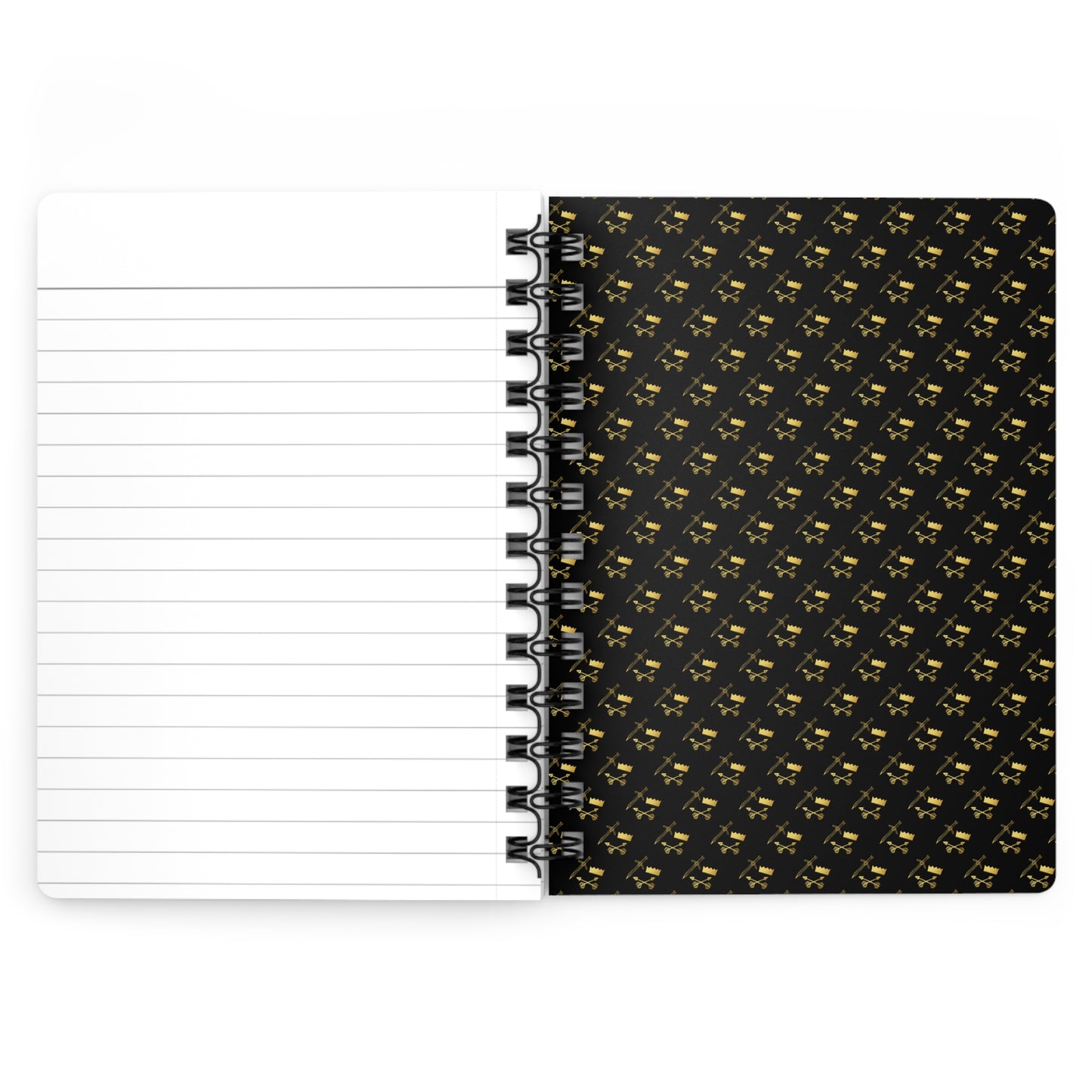 Gold and Bold Warrior - Spiral Notebook - Ruled Line