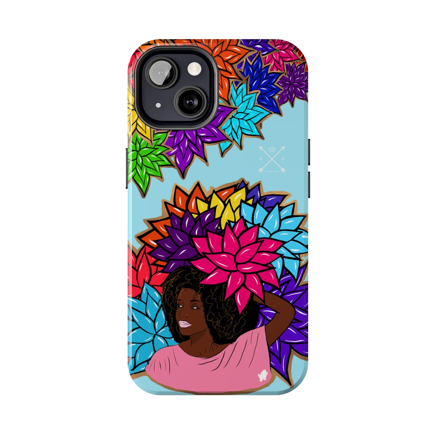 Beauty with Flowers - Tough Phone Cases