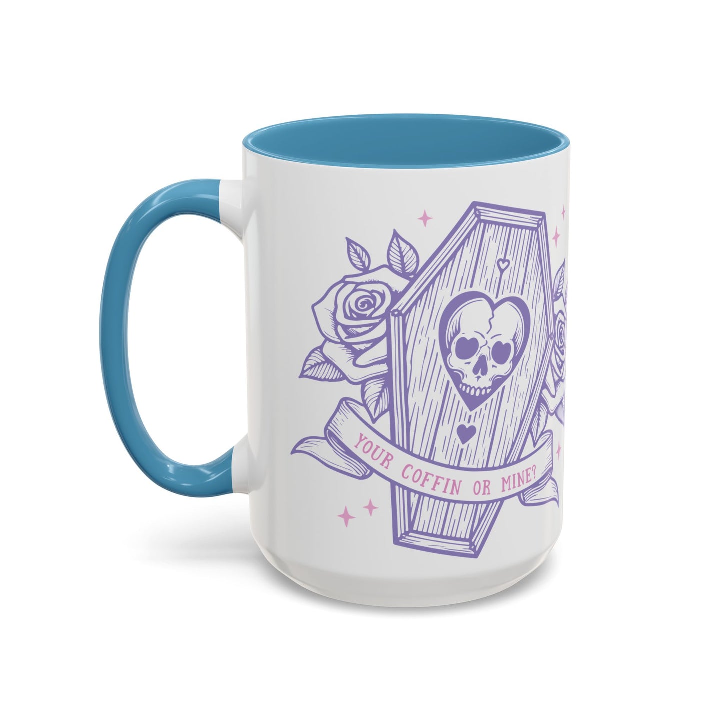 Your Coffin or Mine? - Accent Coffee Mug (11, 15oz)
