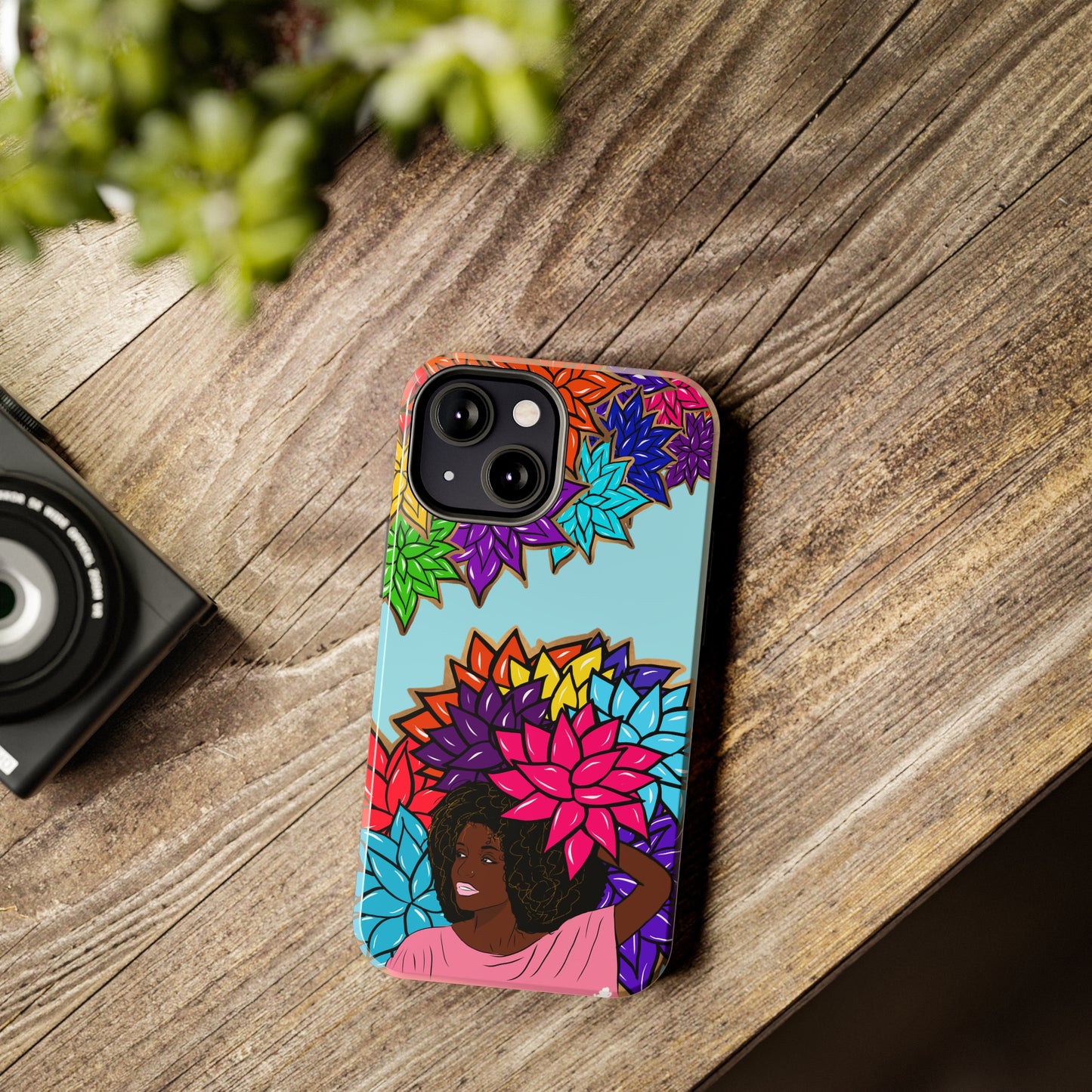 Beauty with Flowers - Tough Phone Cases