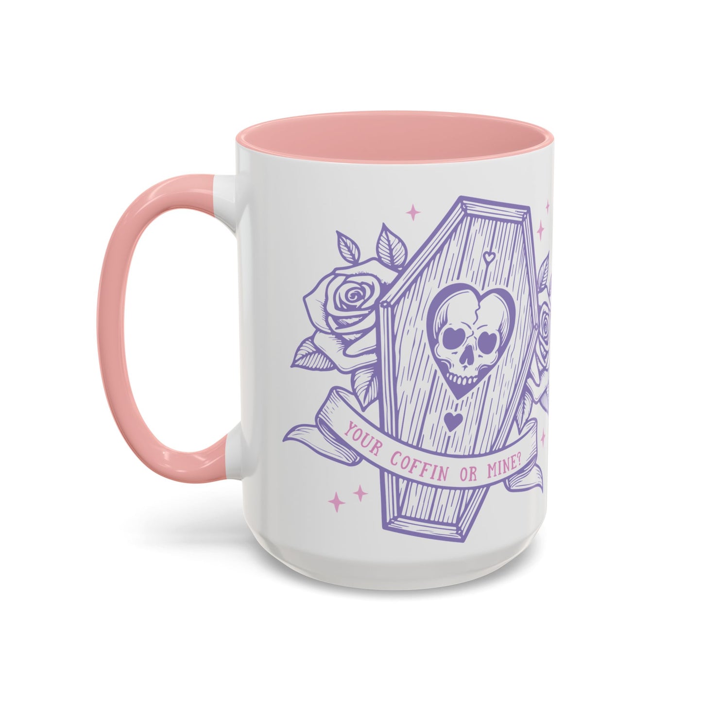 Your Coffin or Mine? - Accent Coffee Mug (11, 15oz)