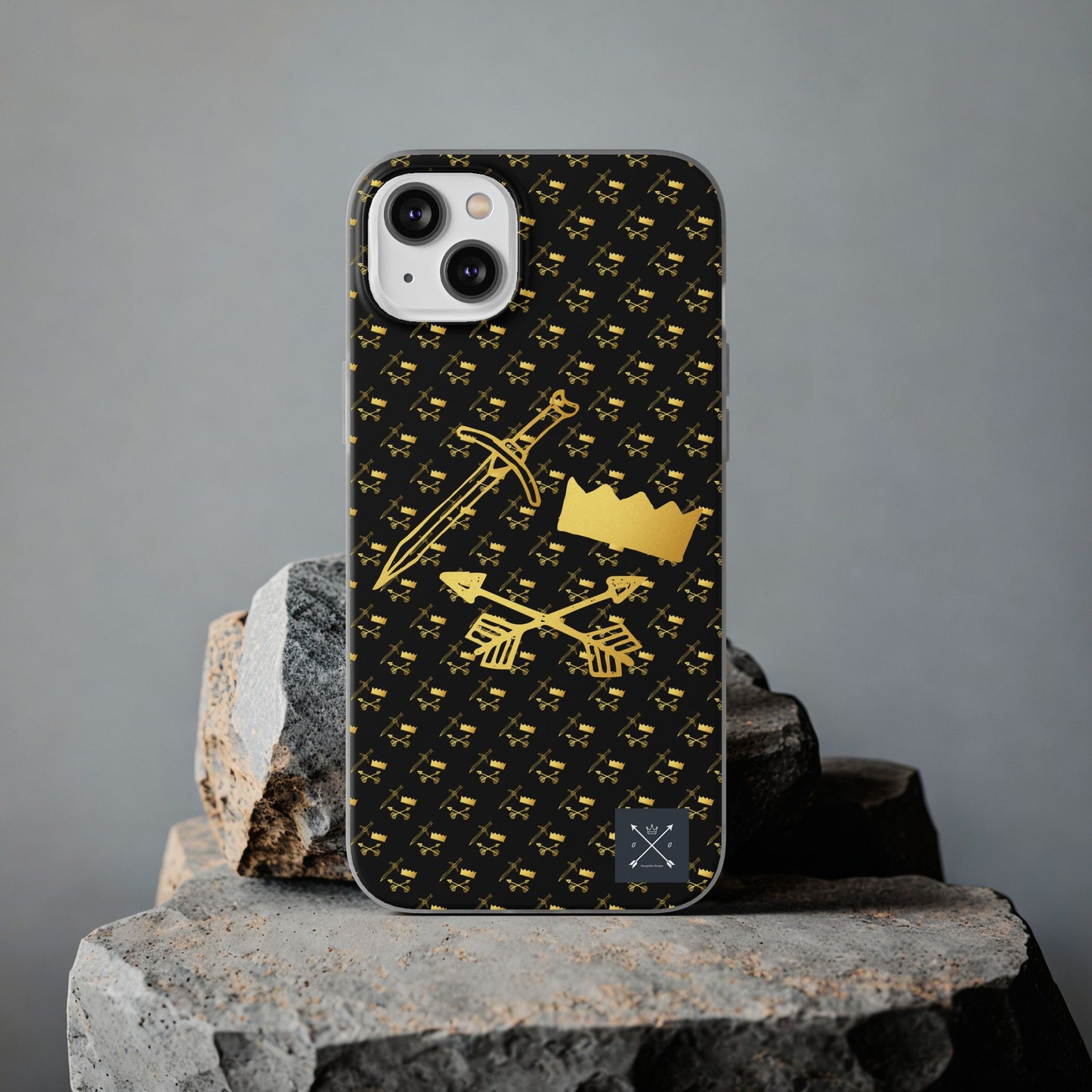 Gold and Bold Warrior - Flexi  Phone Cases