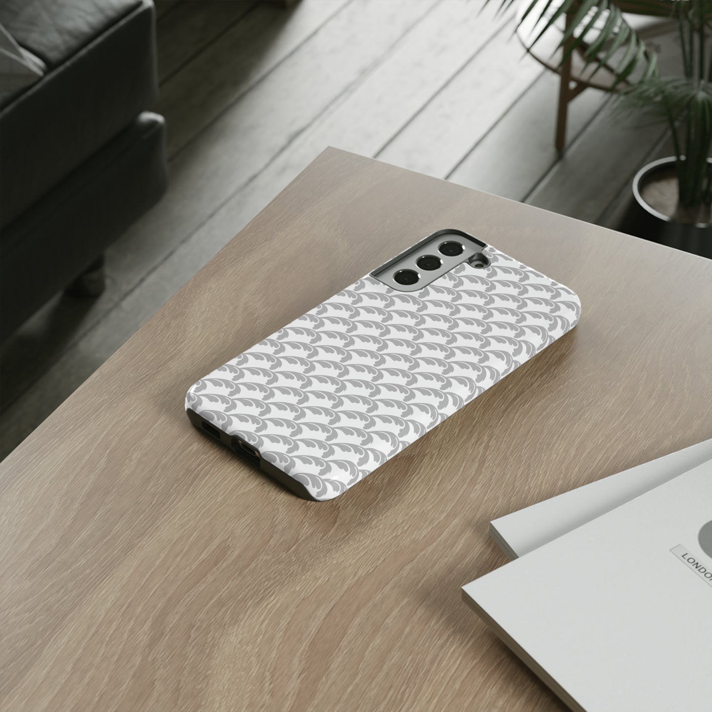 Beautiful Beloved Flourish (white/silver) - Tough Phone Cases