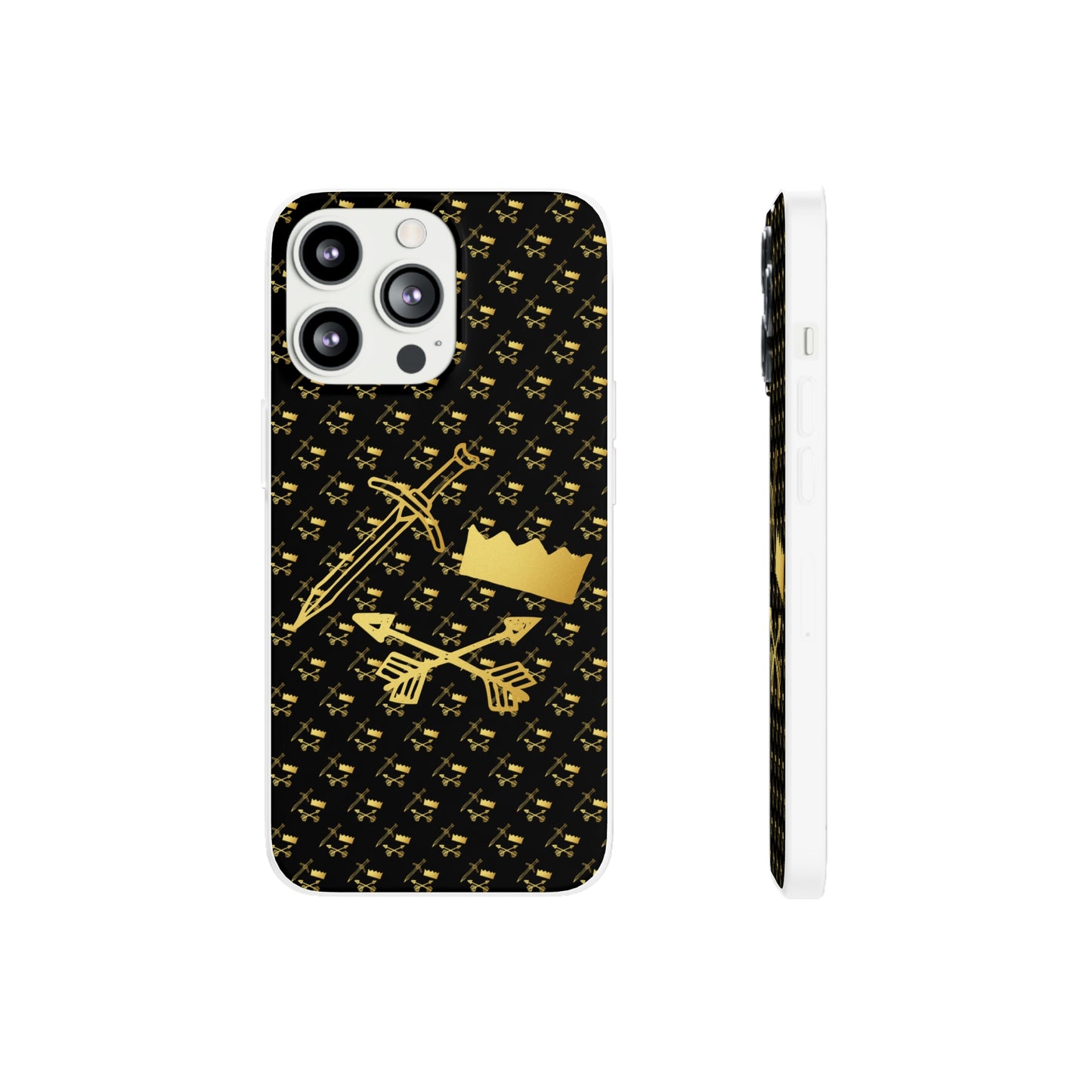 Gold and Bold Warrior - Flexi  Phone Cases