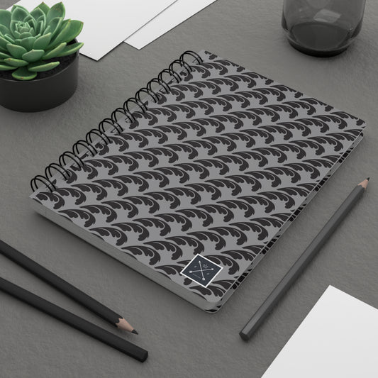 Beautiful Beloved One - Spiral Notebook - Ruled Line - blk/silver
