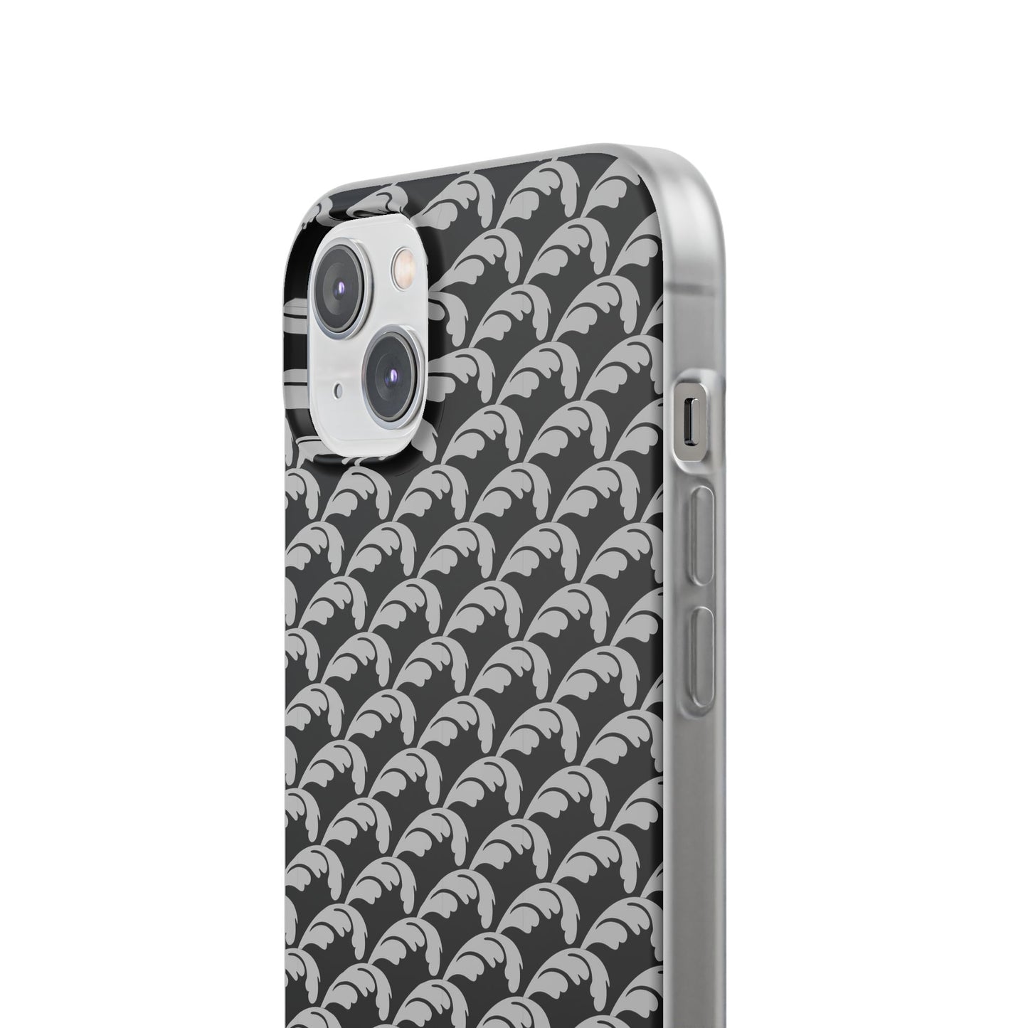 Beautiful Beloved Flourish (silver/black) - Flexi Phone Cases