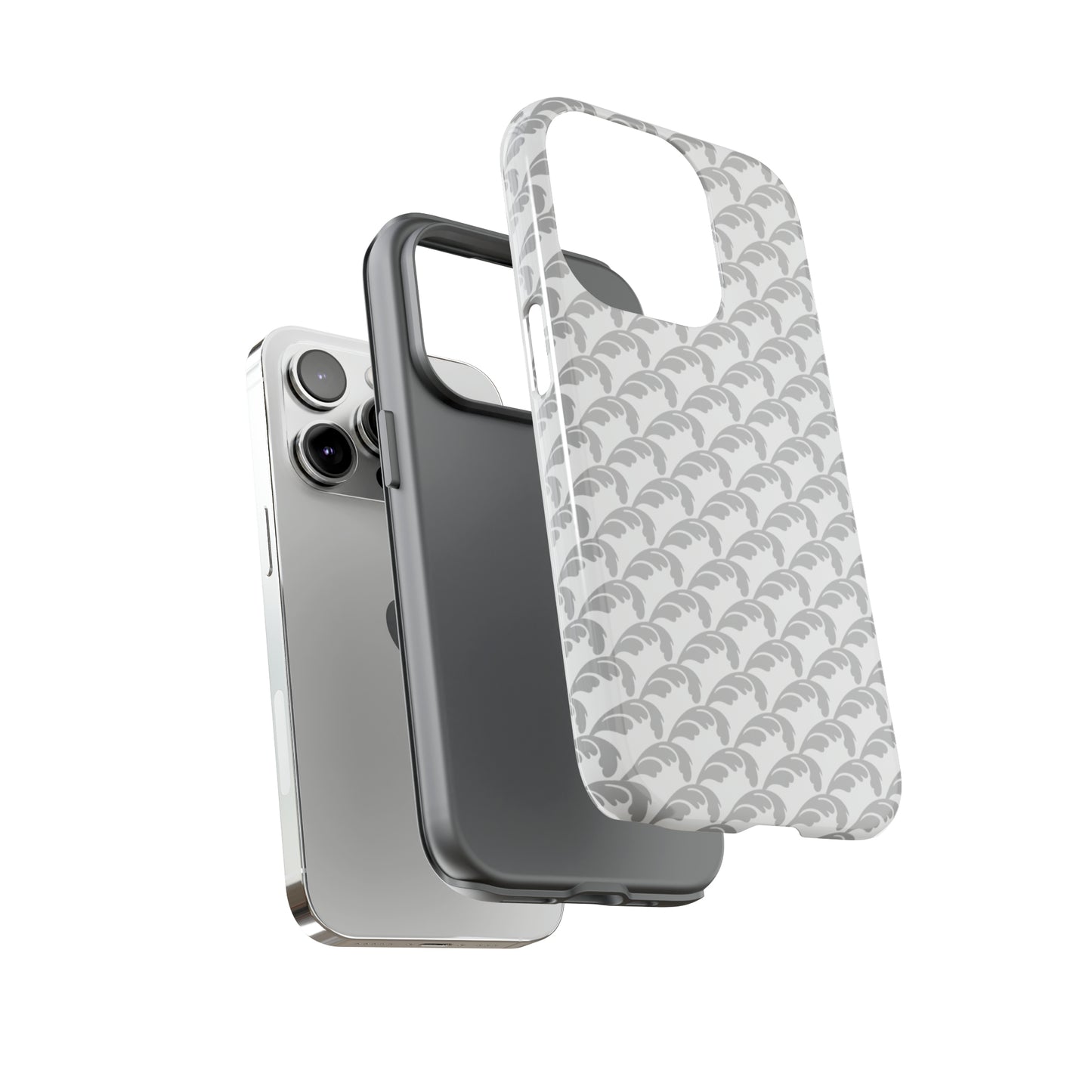Beautiful Beloved Flourish (white/silver) - Tough Phone Cases