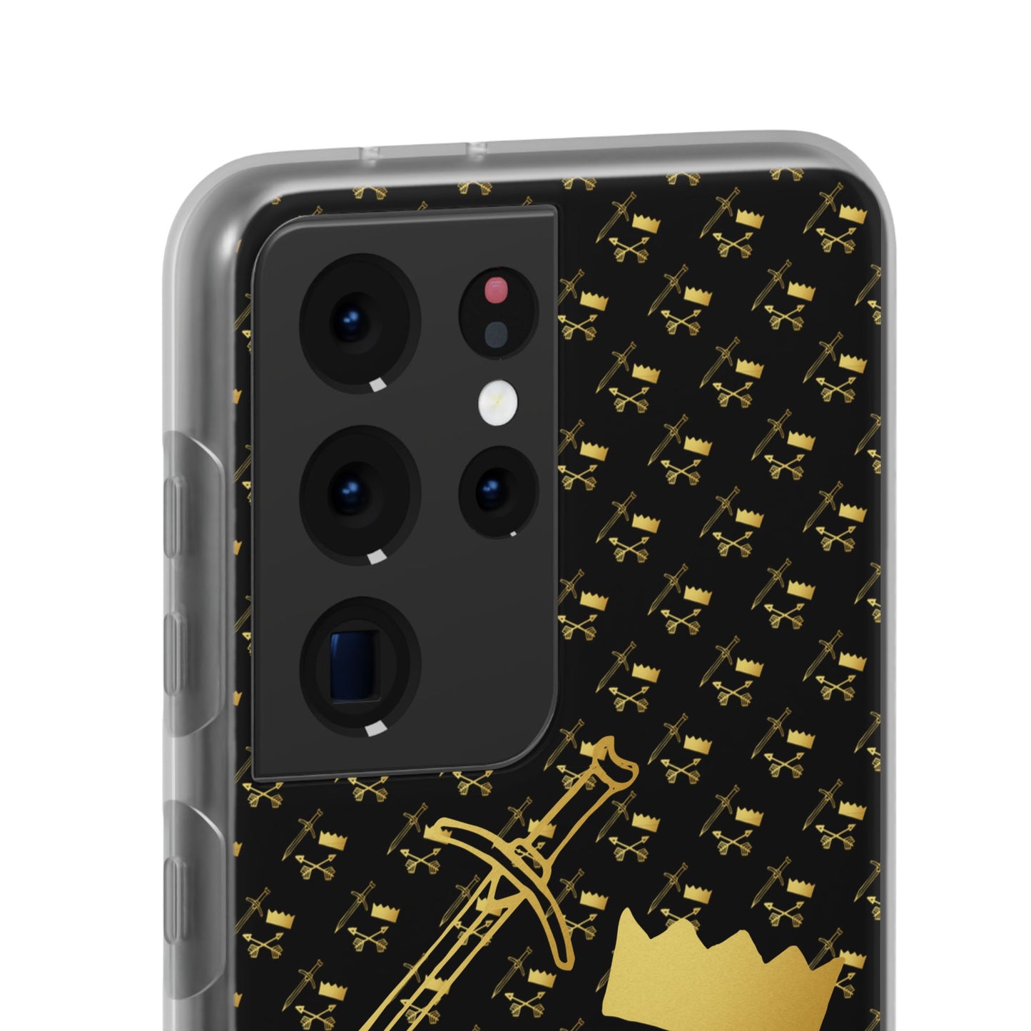 Gold and Bold Warrior - Flexi  Phone Cases