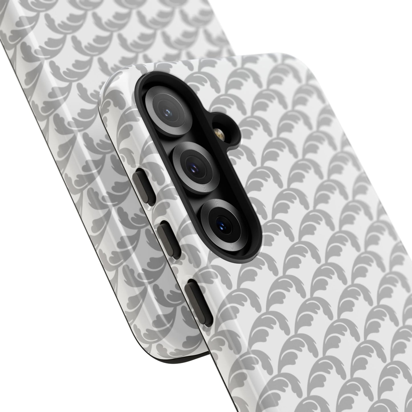 Beautiful Beloved Flourish (silver/white) - Tough Phone Cases