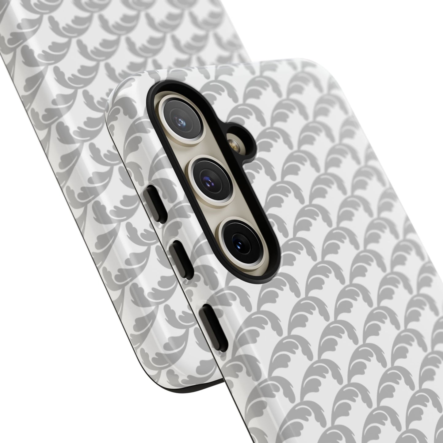 Beautiful Beloved Flourish (silver/white) - Tough Phone Cases