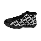 Women's Beautiful Beloved One (Silver and Black) -  High-top Sneakers