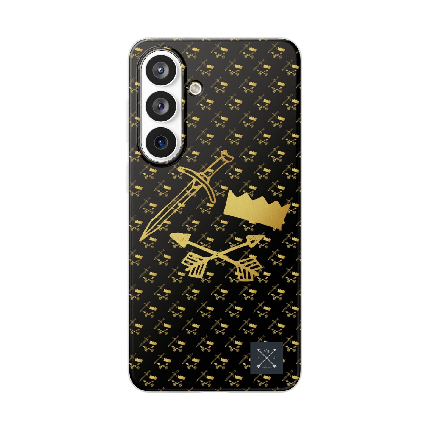 Gold and Bold Warrior - Flexi  Phone Cases