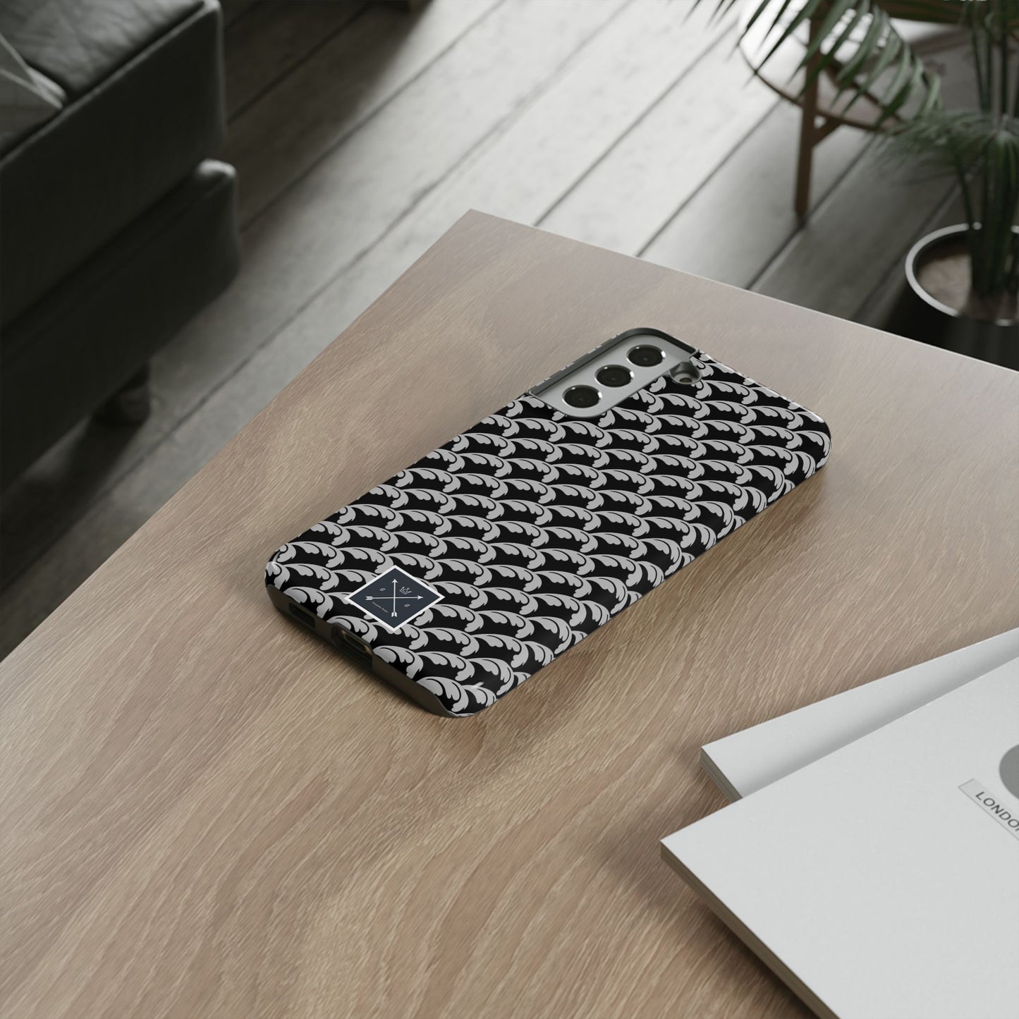 Beautiful Beloved One Flourish (black/silver) - Tough Phone Cases
