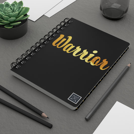 Gold and Bold Warrior - Spiral Notebook - Ruled Line