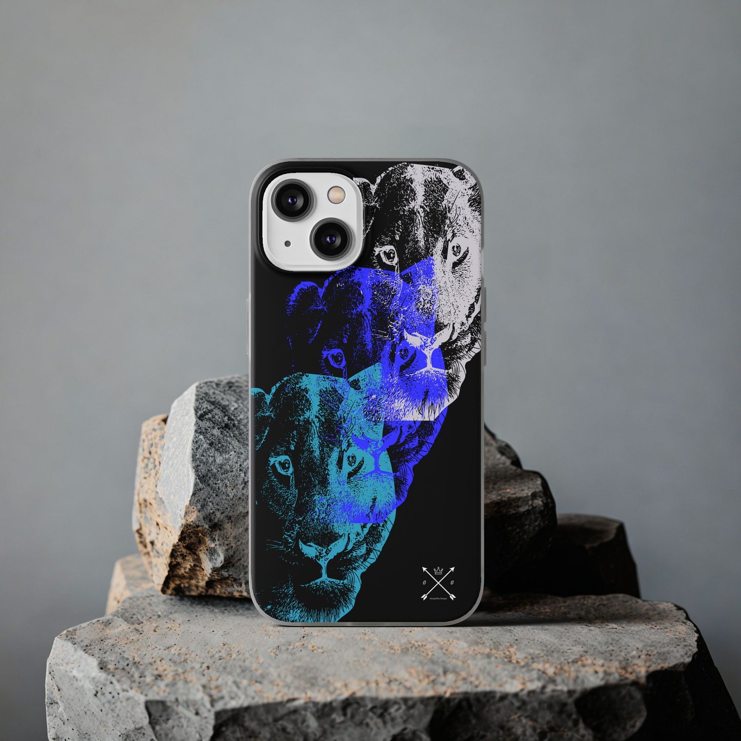 Lioness Arising (black/blue/silver) - Flexi Cases