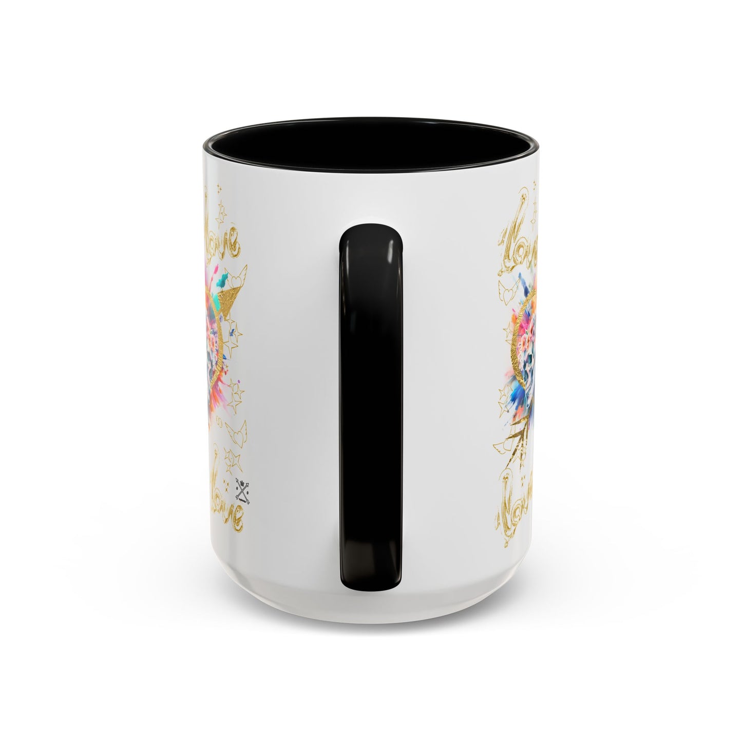 Love is Golden Watercolor - Accent Coffee Mug (11, 15oz)