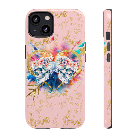 Love is Golden Watercolor (pink) - Tough Cases