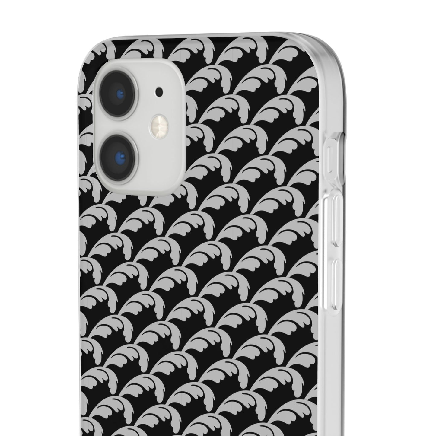 Beautiful Beloved Flourish (silver/black) - Flexi Phone Cases