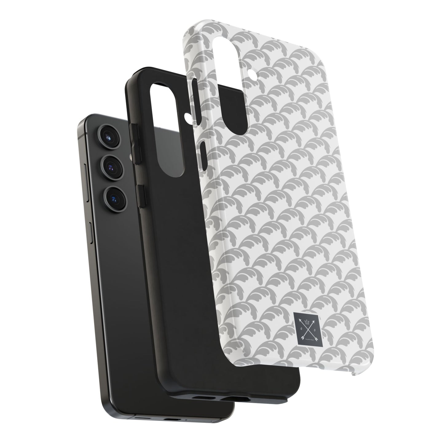 Beautiful Beloved Flourish (white/silver) - Tough Phone Cases