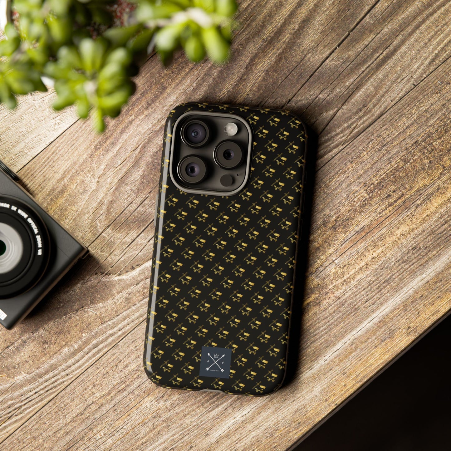 Gold and Bold Warrior Pattern - Tough Phone Cases
