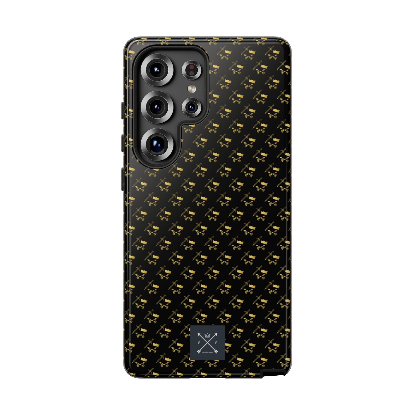 Gold and Bold Warrior Pattern - Tough Phone Cases