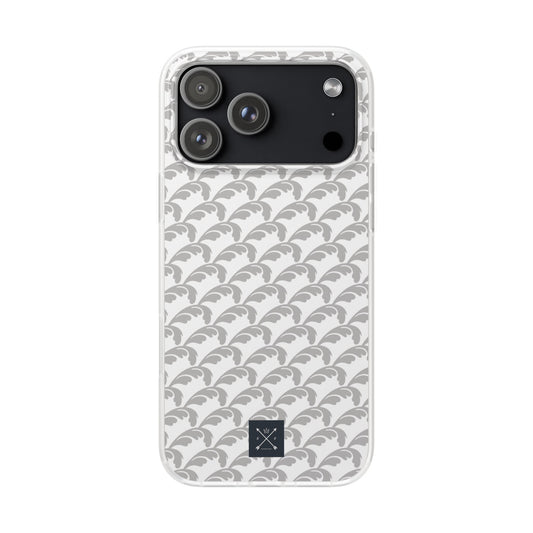 Beautiful Beloved Flourish (silver/white) - Flexi Phone Cases
