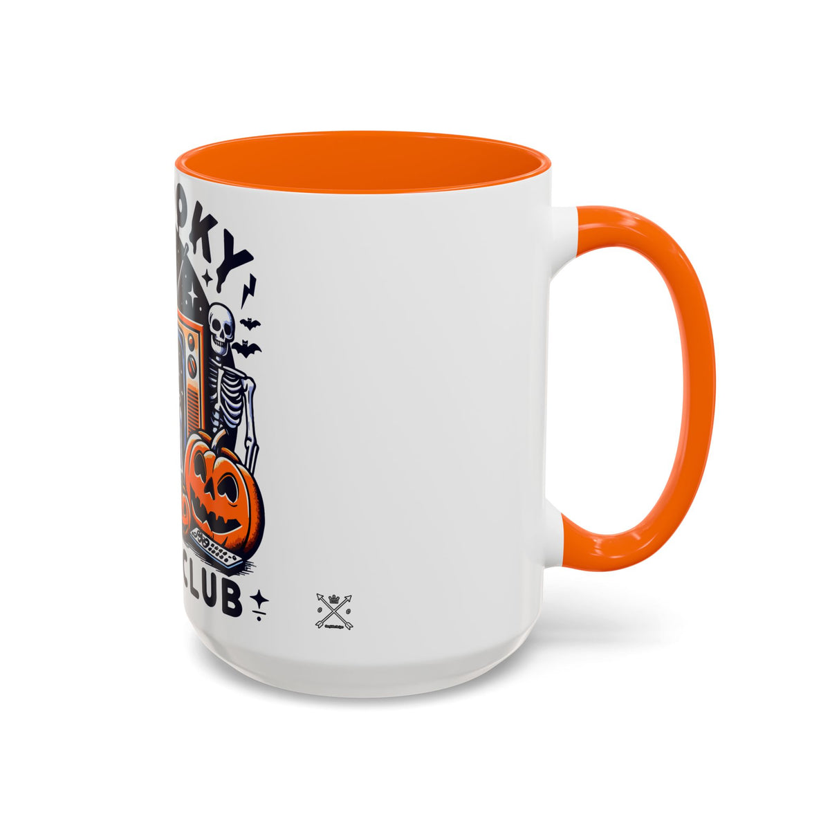 Spoooky Movie Club Skeletons - Color Accent Coffee Mug