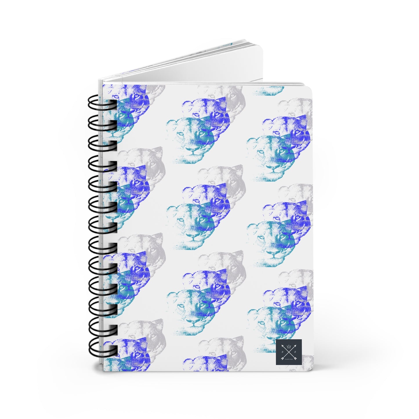 Lioness Arising - Spiral Notebook - Ruled Line - wht