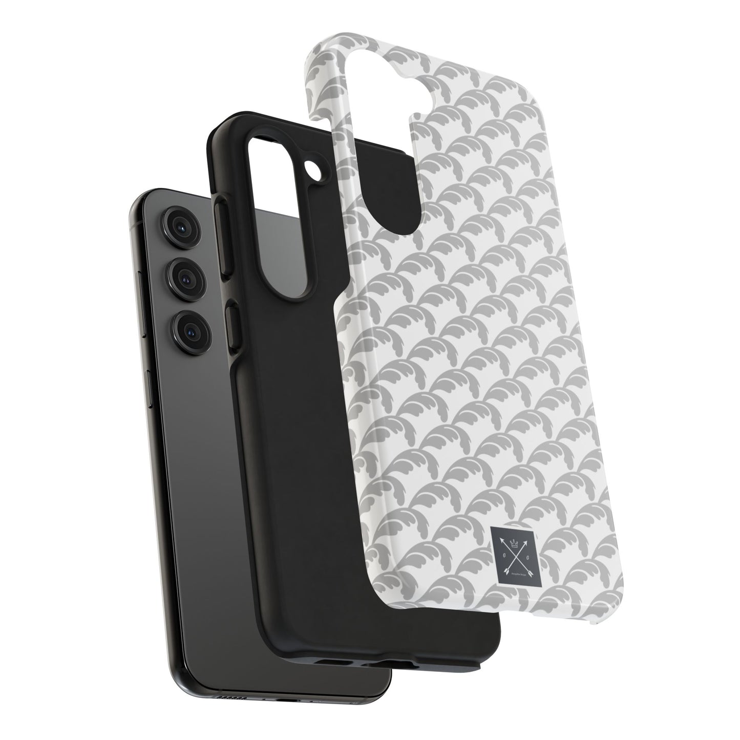 Beautiful Beloved Flourish (white/silver) - Tough Phone Cases
