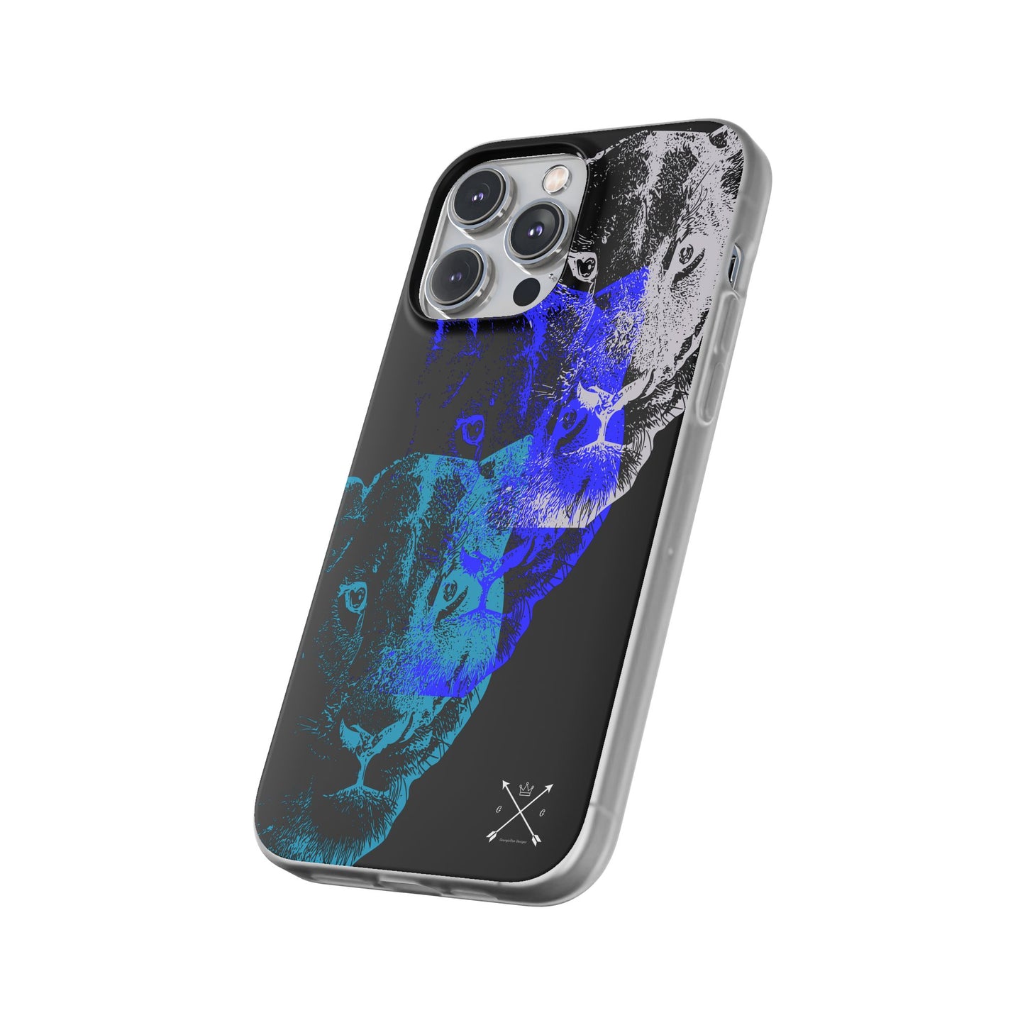 Lioness Arising (black/blue/silver) - Flexi Cases