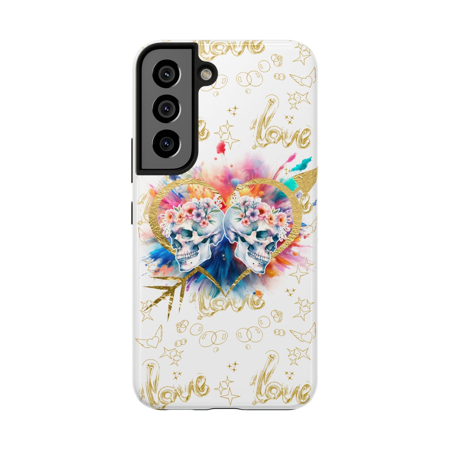 Love is Golden Watercolor - Tough Phone Cases