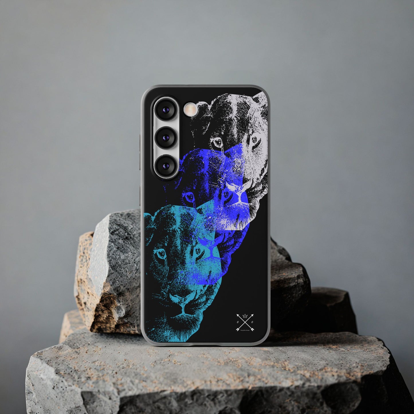 Lioness Arising (black/blue/silver) - Flexi Cases