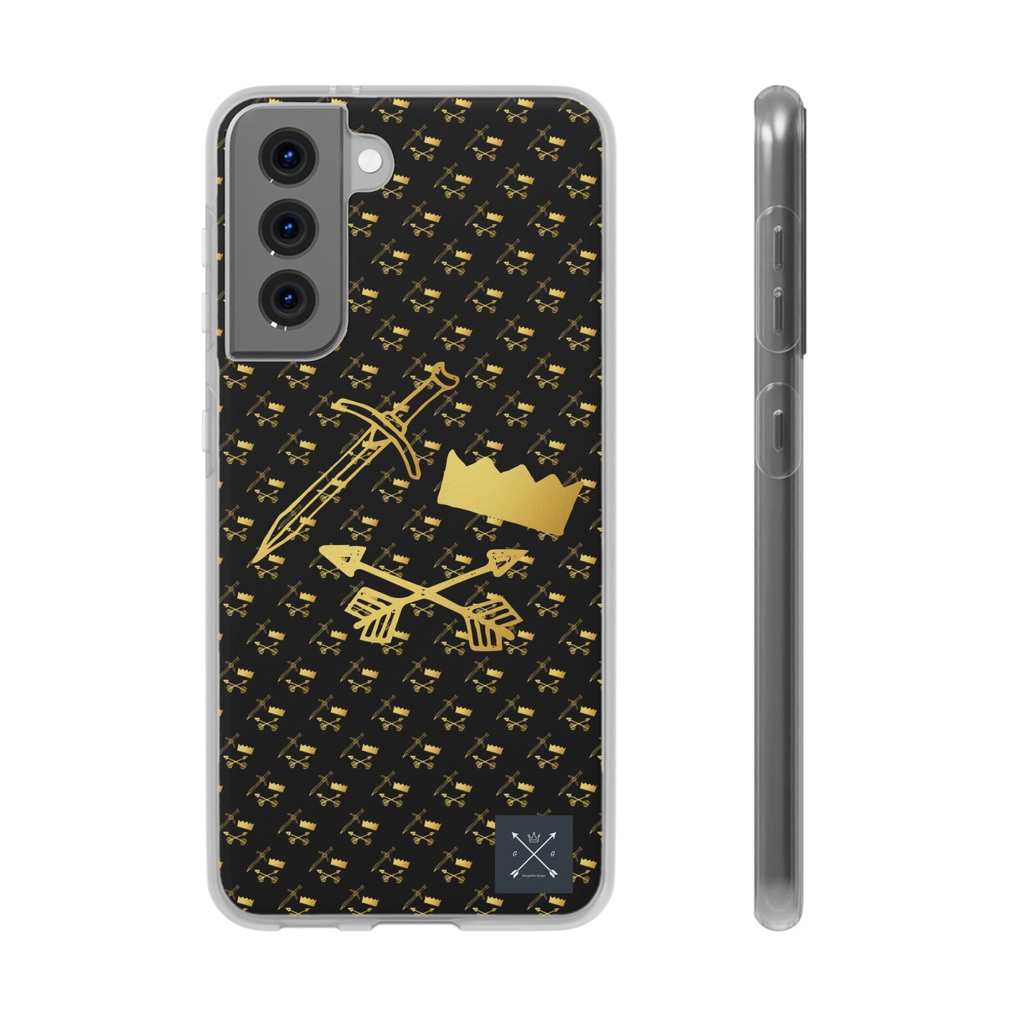 Gold and Bold Warrior - Flexi  Phone Cases