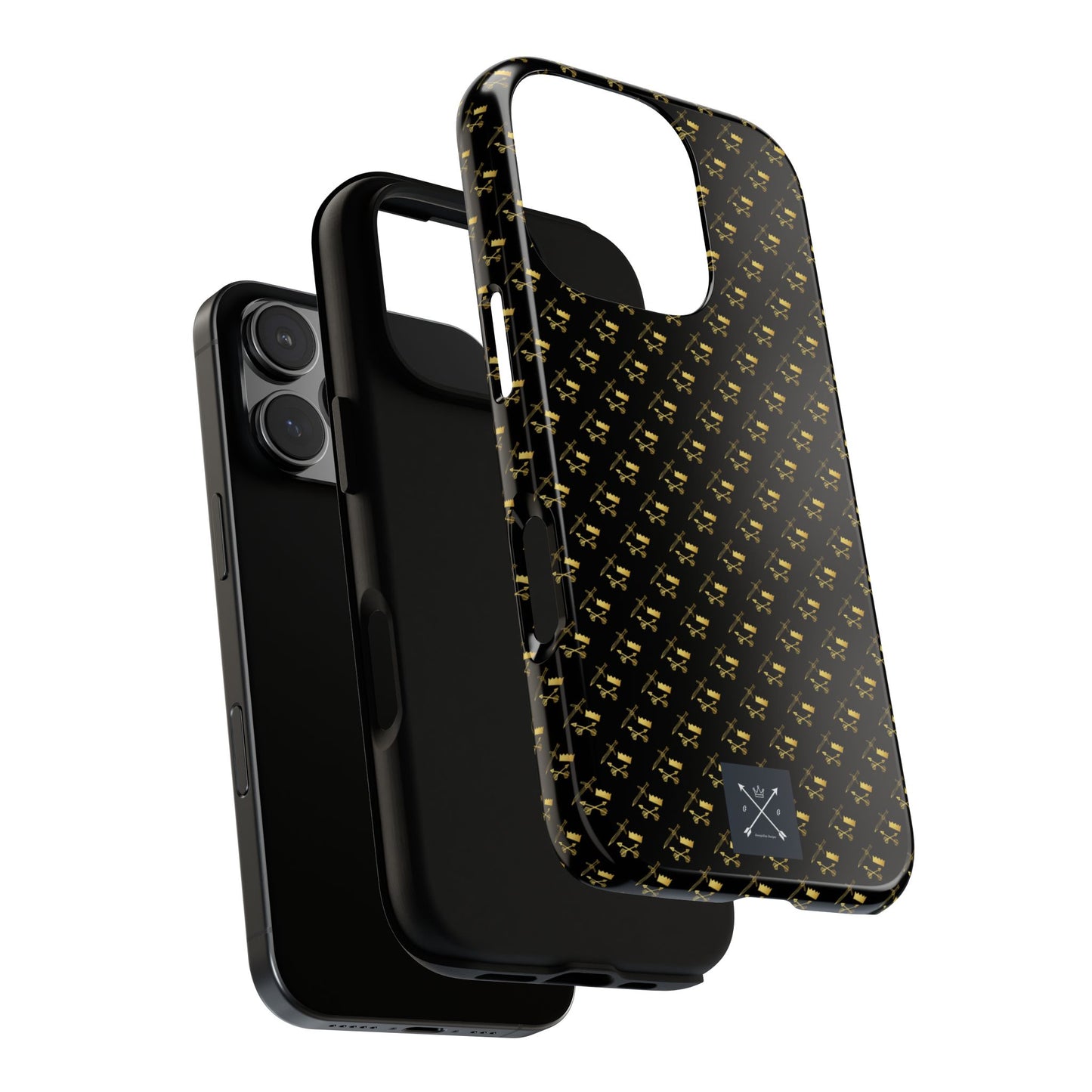 Gold and Bold Warrior Pattern - Tough Phone Cases
