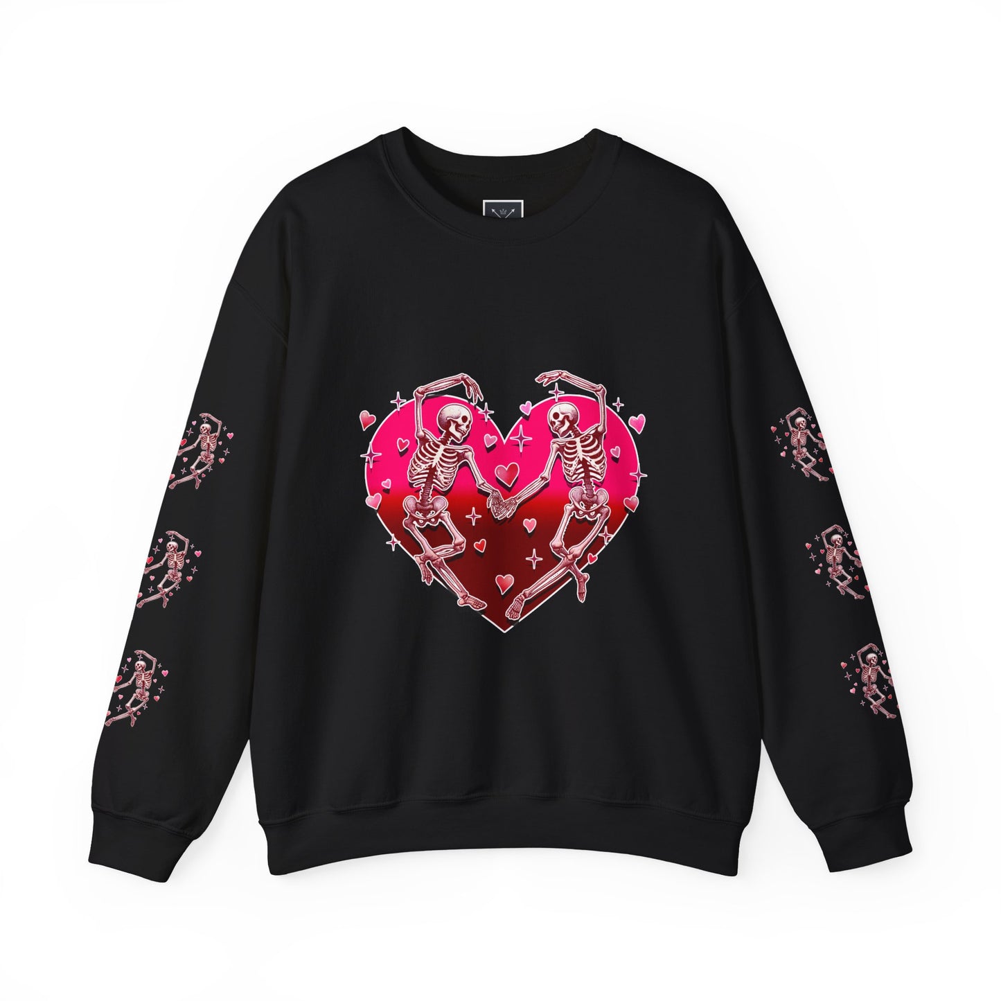 Dancing Skeleton Lovers - Crewneck Sweatshirt
