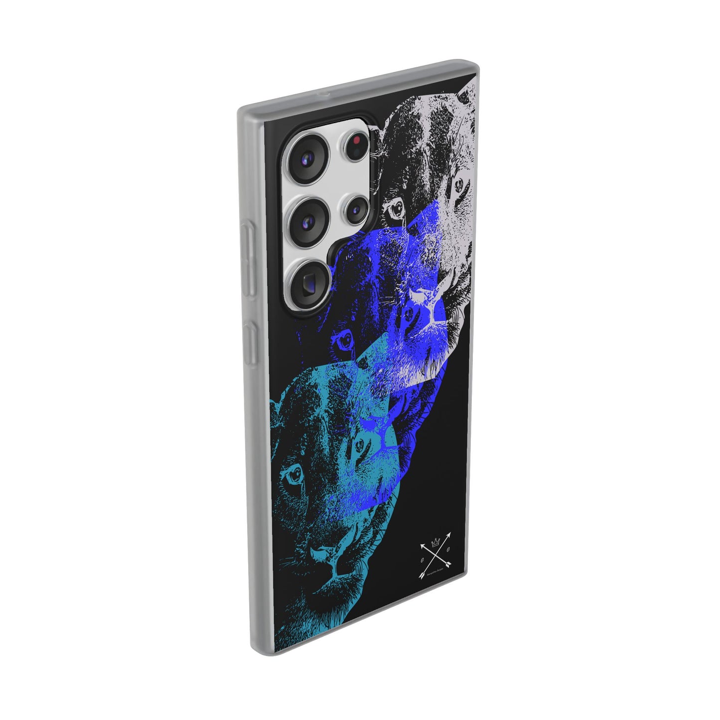 Lioness Arising (black/blue/silver) - Flexi Cases