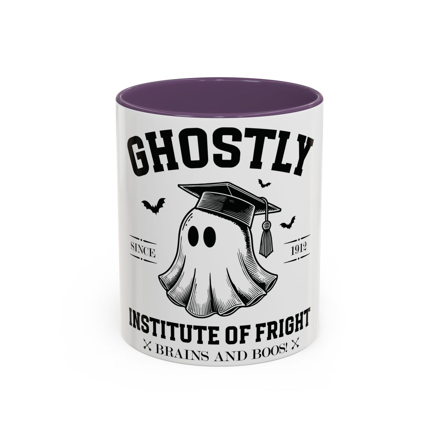 Ghostly Institute of Fright - Accent Coffee Mug (11, 15oz)