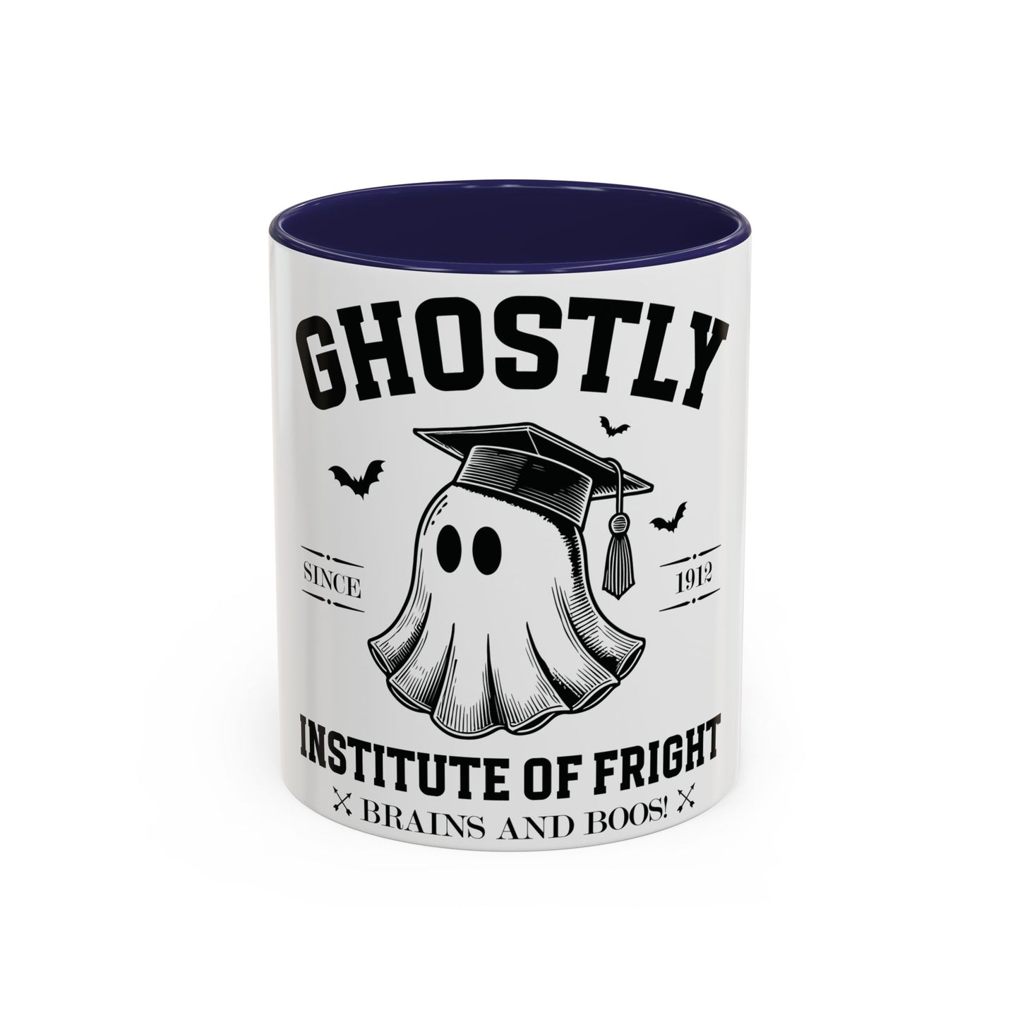 Ghostly Institute of Fright - Accent Coffee Mug (11, 15oz)