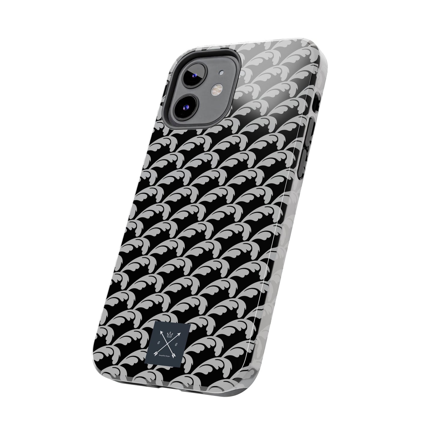 Beautiful Beloved One Flourish (silver/black) - Tough Phone Cases